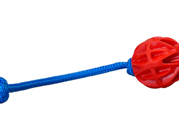 Seilspielzeug Futterball - ca. 30cm lang